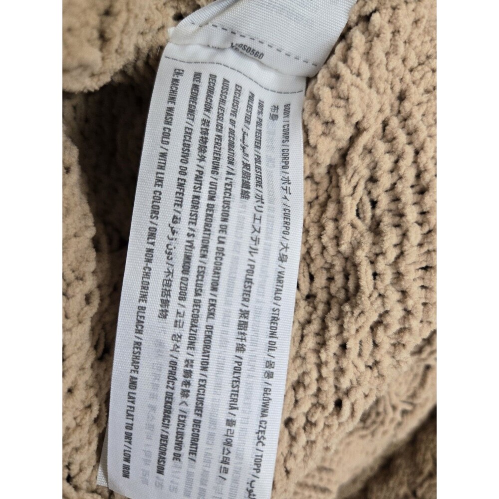 Abercrombie Fitch Cardigan Sweater Women L Brown Soft A&F Cozy Open Granola - Picture 8 of 8